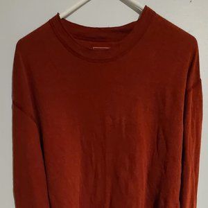 Mens LL Bean LS Cotton Shirt Sz L